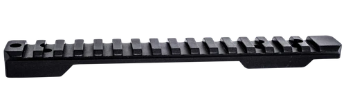 Weatherby P00252705 Picatinny Rail  Black Hardcoat Anodized Alloy Fits Weatherby Mark V Magnum 9-Lug Action                                                                                             