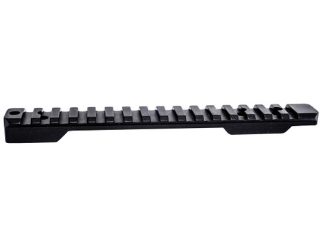 Weatherby P00252705 Picatinny Rail Black Hardcoat Anodized Alloy Fits Weatherby Mark V Magnum 9-Lug Action