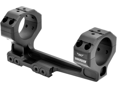 Warne 7818M Precision Cantilever Mount Scope Mount/Ring Combo Black Anodized 30mm 0 MOA