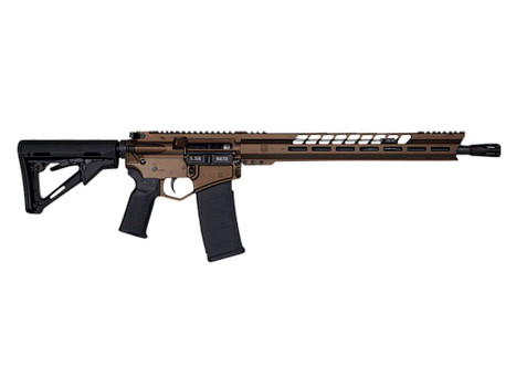 Diamondback DB1731K071 DB15 5.56x45mm NATO 16" 30+1 Midnight Bronze Adjustable Magpul CTR Stock Black Magpul MOE K2 Grip with Black Gold Lower