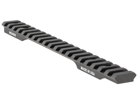 Weaver Mounts 99465 Multi-Slot Base Extended Black Aluminum Fits Savage 110 Long Action 0 MOA