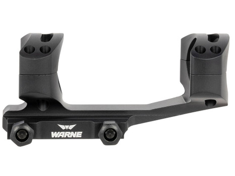 Warne XSKEL34TW X-SKEL Gen 2 Scope Mount/Ring Combo Black Anodized 34mm