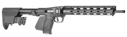 Smith & Wesson 14528 M&P FPC *CA Compliant 10mm Auto 10+1 16.25" Black Oxide Barrel, Black Anodized Aluminum Receiver w/Picatinny Rail, M-LOK Handguard, Side Folding w/Mag Storage Black Polymer Stock 