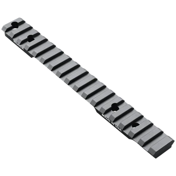 Weaver Mounts 99492 Multi-Slot Base  Extended Black Anodized Aluminum Fits Extended Multi-Slot Base Short Action 20 MOA                                                                                 