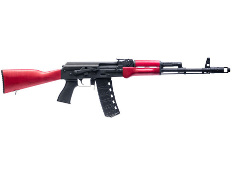 Century Arms RI5042N BFT 5.56x45mm 30+1 16.25" Manganese Phosphate Steel Barrel, Manganese Phosphate Optic Ready Steel Receiver, Matte Red Wood Stock, Black Polymer Grip