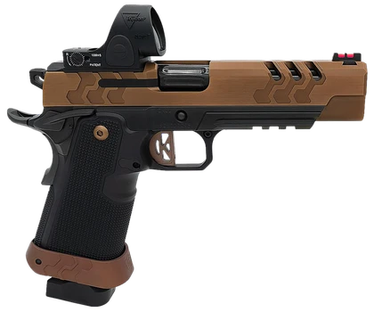 Kimber Mfg.,inc 3500055 2K11 Target (OI)  9mm 20+1 5" High Polished w/ Coyote PVD, Brush Polish Flats w/ DLC Coating Stainless Steel Slide Aluminum Grip                                                