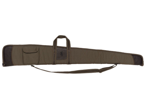 Browning 1415048452 Laredo Shotgun Case Olive w/ Brown Accents Canvas/Leather