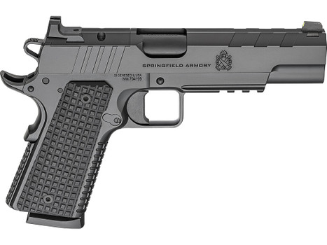 Springfield Armory PX9230LAOS 1911 Emissary 45 ACP 8+1 5" Stainless Steel Barrel Optic Ready Black Carbon Steel Slide VZ Grips Thin-Line G10 Grip