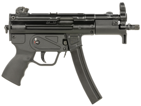 Century Arms HG6035ALN AP5 P CORE 9mm Luger 30+1 5.75" Threaded Barrel, Black, Stamped Metal Rec, Fixed Front/Drum Rear Sights, Includes Sling (1 Mag)                                                  