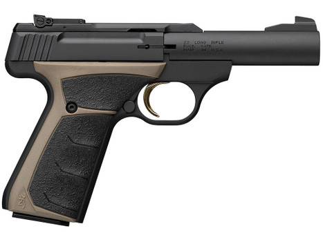 Browning 051603490 Buck Mark Micro Bull 22 LR 10+1 4" Matte Blued Bull Barrel, Matte Black Serrated Slide, Matte Black Aluminum Frame, UFX Overmolded Grip