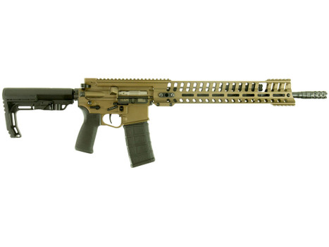 Patriot Ordnance Factory 01145 P415 Edge 223 Rem,5.56x45mm NATO 16.50" 30+1 Burnt Bronze Rec Black 6 Position MFT Stock/Grip