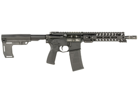 Patriot Ordnance Factory 2172 P15 Constable 5.56 NATO 30+1 10.50" M-LOK Handguard, Black Anodized Aluminum Receiver w/Picatinny Rail, Black Polymer MFT Blade Stabilizer, MFT Grip