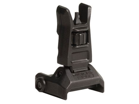 Magpul MAG275-BLK MBUS Pro Sight Front QPQ Melonited Steel Construction AR Platform