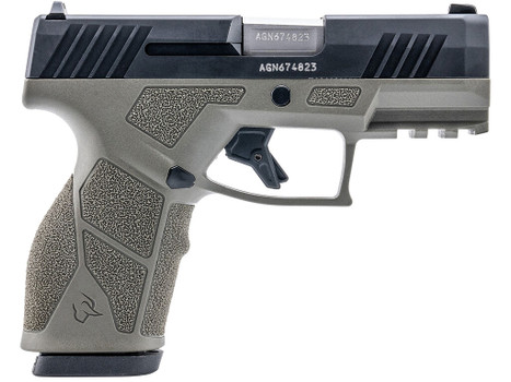 Taurus 1-GX2931O-10 GX2 9mm Luger 10+1 3.37" Matte Stainless Steel Barrel, Matte Black Serrated Stainless Steel Slide, OD Green Polymer Frame w/Picatinny Rail, Polymer Grip