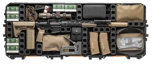 Magpul MAG1301-BLK DAKA Grid Organizer Black Polypropylene for Pelican 730 Vault Tactical Rifle Case                                                                                                    