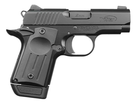 TriStar 85700 Protege X Sub-Compact Frame 9mm Luger 7+1 3.20" Black Steel Barrel Black Cerakote Serrated Steel Slide, Black Cerakote Frame, Black Polymer Grip