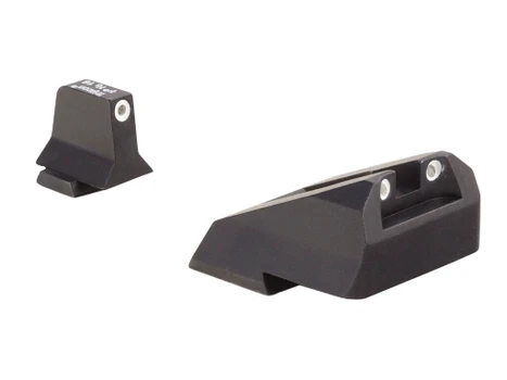 Trijicon 600900 Suppressor/Optic Height Sights Green/Tritium White Outline Front Sight-Green/Tritium White Outline Rear Sight Smith & Wesson M&P/M&P M2.0