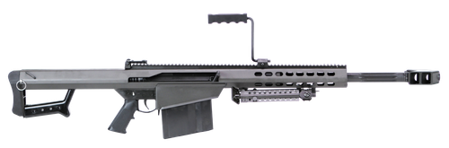 Barrett 13318 M82A1  50 BMG 10+1 20" Chrome-Lined Fluted Barrel, Black Cerakote Steel Receiver, Black Fixed Stock w/Sorbothane Recoil Pad, M1913 Optics Rail, Includes Hard Carry Case                  