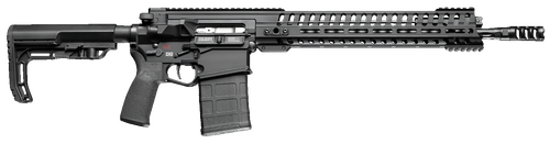 Patriot Ordnance Factory 01235 Revolution Gen4 7.62x51mm NATO 20+1 16.50" Nitride Treated Match Grade Barrel, Black Anodized Gen 4 Lower Receiver, Mission First Tactical Furniture, Ambidextrous       