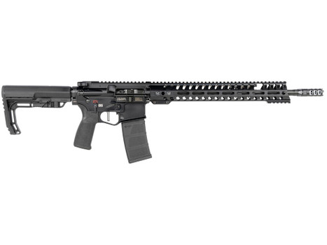 Patriot Ordnance Factory 00856 Renegade + 5.56x45mm NATO 16.50" 30+1 Black Hard Coat Anodized Black Nitride 6 Position MFT Stock Black Polymer Grip
