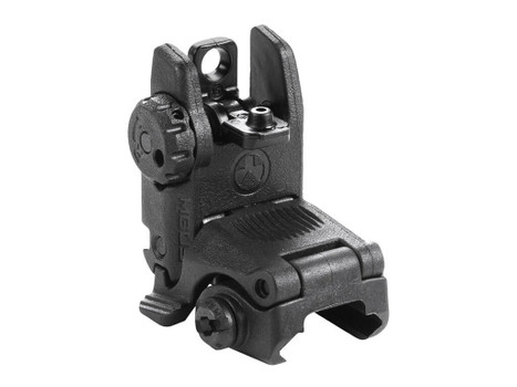 Magpul MAG248-BLK MBUS Sight Rear Black Folding for AR-15/M16