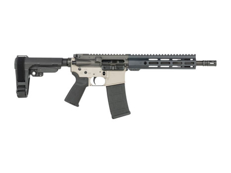 Shark Coast Tactical SCC07213MAX-P Maxim 5.56 NATO 30+1 10.50" Black Nitride Threaded Barrel, Aluminum Receiver w/Picatinny Rail, M-LOK Handguard, Polymer SB Tactical SBA3 Brace, Polymer Grip