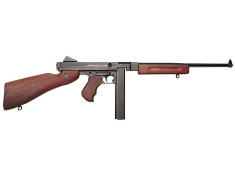 Thompson TM1 M1 Carbine Carbine 45 ACP Caliber with 16.50" Barrel, 30+1 Capacity (Stick), Blued Metal Finish, American Walnut Stock Wood Grip Right Hand