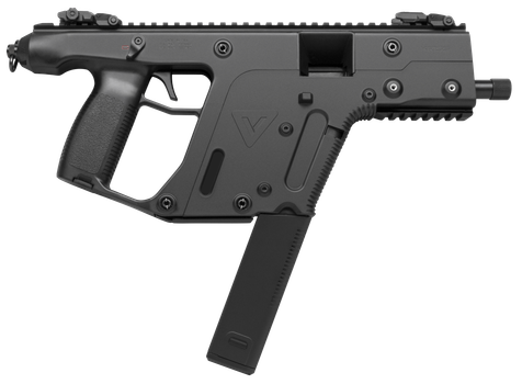 Kriss USA KV45PBL20 Vector SDP Gen2 45 ACP 30+1 5.50" Black Nitride Threaded Barrel, Black Picatinny Rail Receiver, Black Polymer Grip, Glock Compatible                                                