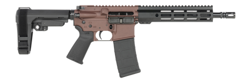 Shark Coast Tactical SCC07190HOLM-P Holmes  5.56 NATO 30+1 10.50" Black Nitride Threaded Barrel, Aluminum Receiver w/Picatinny Rail, M-LOK Handguard, Polymer SB Tactical SBA3 Brace, Polymer Grip      