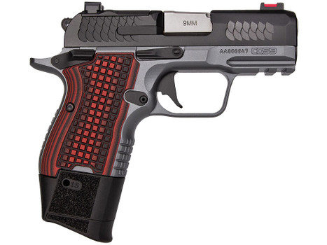 Kimber Mfg.,inc 3600003 CDS9 9mm 15rd 3.18" Black KimPro II Optic Ready Stainless Steel Slide Gray KimPro II G10 Grip