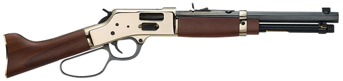 Henry H006GCML Mare's Leg Side Gate 45 Colt (LC) 5+1 12.90" Blued Octagon Barrel, Polished Hardened Brass Rec, American Walnut Furniture, Large Loop Lever, Adj. Sight                                  