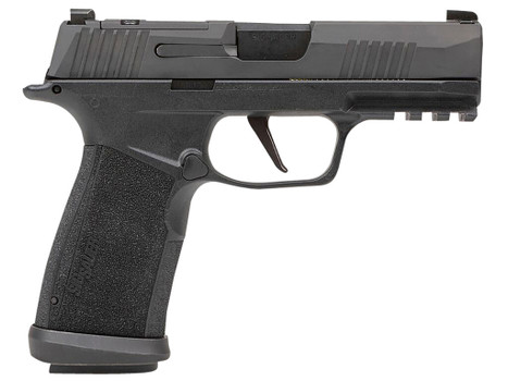 Sig Sauer 365XCA9TACOPS P365-XMACRO TACOPS Compact 9mm Luger 17+1 3.70" Black Barrel, Black Nitron Optic Ready/Serrated Slide, Black Polymer Frame w/Picatinny Rail, Black XMACRO Polymer Grips