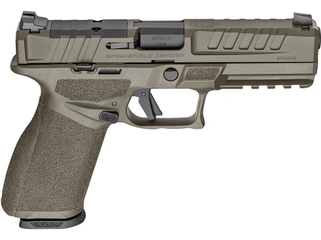 Springfield Armory EC9459GU Echelon Full Size 9mm Luger 20+1 4.50" Black Melonite Steel Barrel, OD Green Cerakote Optic Ready/Serrated Steel Slide & Polymer Frame w/Picatinny Rail, Textured Grip