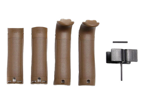 Glock 30867 Backstrap/Beavertail Set Compatible w/ Glock 17/22/34/35 Dark Earth Polymer
