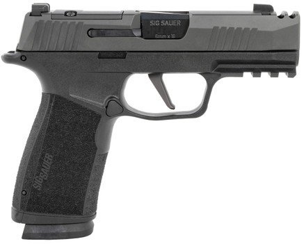 Sig Sauer 365XCA-9-COMP P365-XMACRO  9mm Luger 3.10" 17+1, Black, Steel Slide with Optic Cuts & Integrated Compensator, XRAY Sights                                                                     
