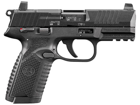 FN 66101013 502 MRD Full Size 22 LR 10+1 4" Black Target Crown Steel Barrel/Black PVD Optic Ready/Serrated Slide/Black Polymer Frame w/Accessory Rail/Black Textured Polymer Grips Ambidextrous