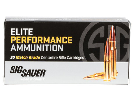 Sig Sauer E308M220 Marksman Elite 308 Win 175 gr Open Tip Match 20 Per Box/ 10 Case