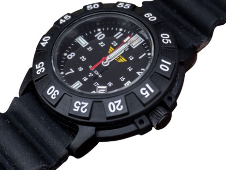 CAMP UZI-001 PROTECTOR WATCH TRIT BK RUBBER