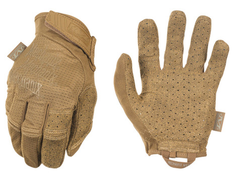 Mechanix Wear MSV72009 Specialty Vent Coyote Synthetic Leather Medium Hook & Loop Closure