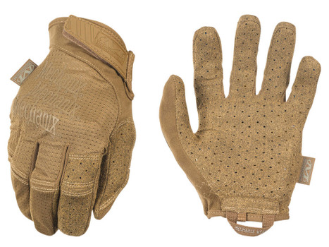 Mechanix Wear MSV72009 Specialty Vent Coyote Synthetic Leather Medium Hook & Loop Closure
