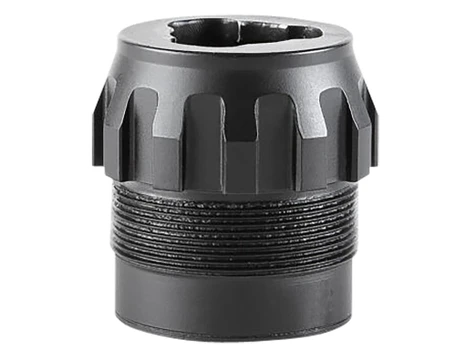 Dead Air DA444 P-Series 3-Lug Adapter Black Stainless Steel, Fits Primal/Wolfman/Ghost 45 with P-Series Adapter