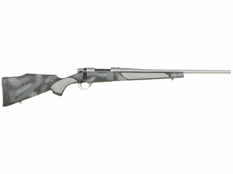 Weatherby VC38308NR2T Vanguard Shadow 308 Win 4+1 22" Carbon Gray Cerakote Threaded Barrel, Carbon Gray Cerakote Steel Drilled & Tapped Receiver, Black w/Gray & White Accents Monte Carlo Stock