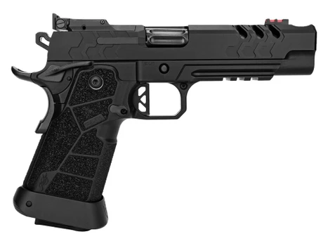 Kimber Mfg, Inc 3500078 2K11 Full Size 9mm Luger 20+1 5" Black DLC Stainless Steel Compensated Barrel & Lightening Cut/Optic Ready/Serrated Slide, Black Stainless Steel Frame w/Beavertail & Picatinny