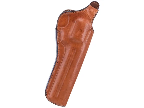 Bianchi 13099 111 Cyclone Belt Holster Size 10 OWB Open Bottom Style made of Leather with Tan Finish, Strongside/Crossdraw & Belt Loop Mount Type fits 7.5" Barrel Ruger RedHawk for Right Hand