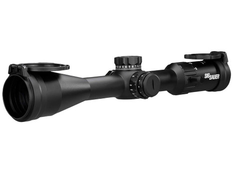 Sig Sauer Electro-Optics SOW46002 Whiskey4 Black 6-24x50mm 30mm Tube Illuminated MOA Milling Hunter 2.0 Reticle