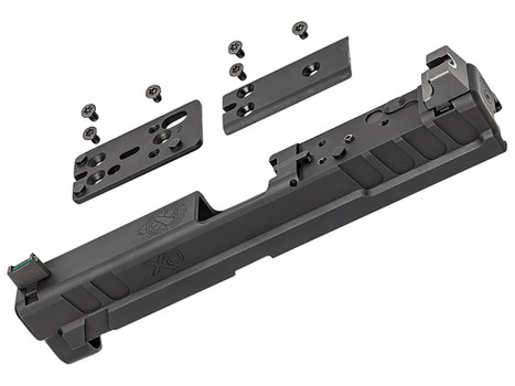 Springfield Armory XD4901 XD OSP 9mm Black Steel for Springfield XD with Optics Cut, Suppressor Height Night Sights, Includes Cover Plates