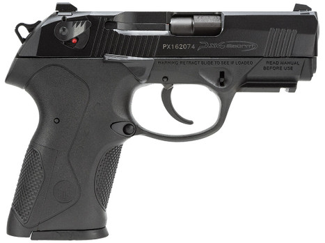 Beretta USA JXC9F20 Px4 Storm Compact 9mm Luger 10+1 3.27" Black Steel Barrel, Black Bruniton Serrated Steel Slide, Black Polymer Frame w/Picatinny Rail & Interchangeable Backstrap Grip, Ambidextrous
