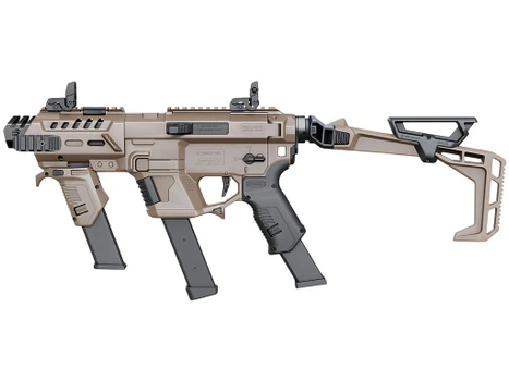 Recover Tactical PIXPMGFST02 P-IX+MG PG9 SR20 Metal Front Guard Folding Stock Tan