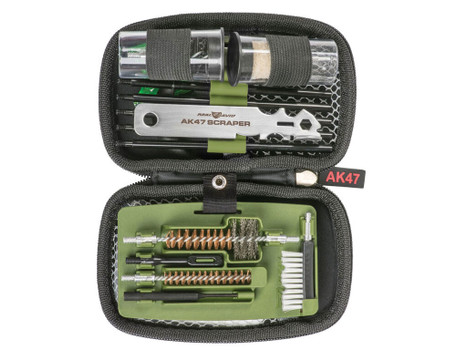 Real Avid AVGCKAK47 Gun Boss Cleaning Kit AK47/Green Weather Proof Ballistic Nylon Case