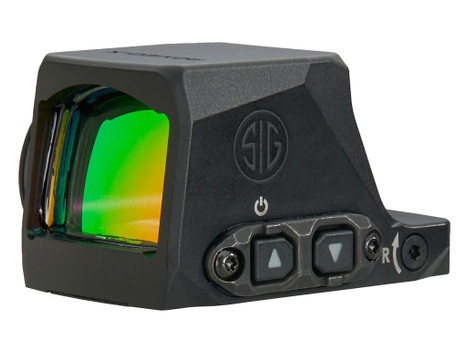 Sig Sauer Electro-Optics SORX1480 Romeo-X Enclosed Compact Black 1x24mm 3MOA Green Dot Reticle RX Footprint Mount